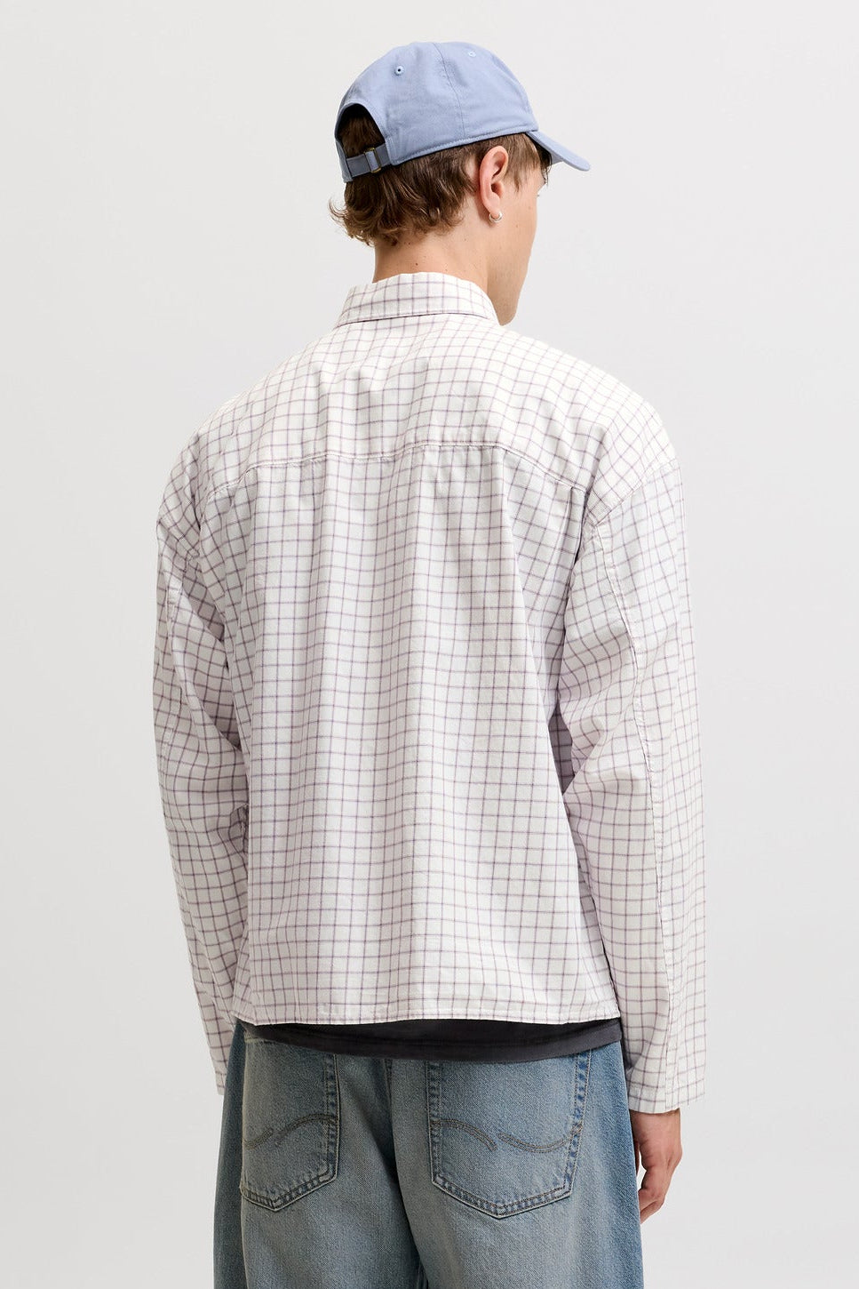 Jack & Jones Austin Clean Check Shirt Snow White