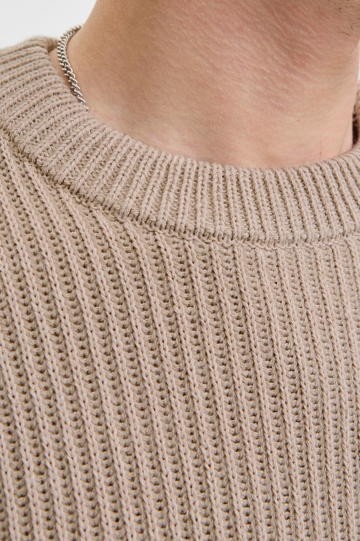 Jack & Jones Dover Knit Crew Neck SN Moonbeam