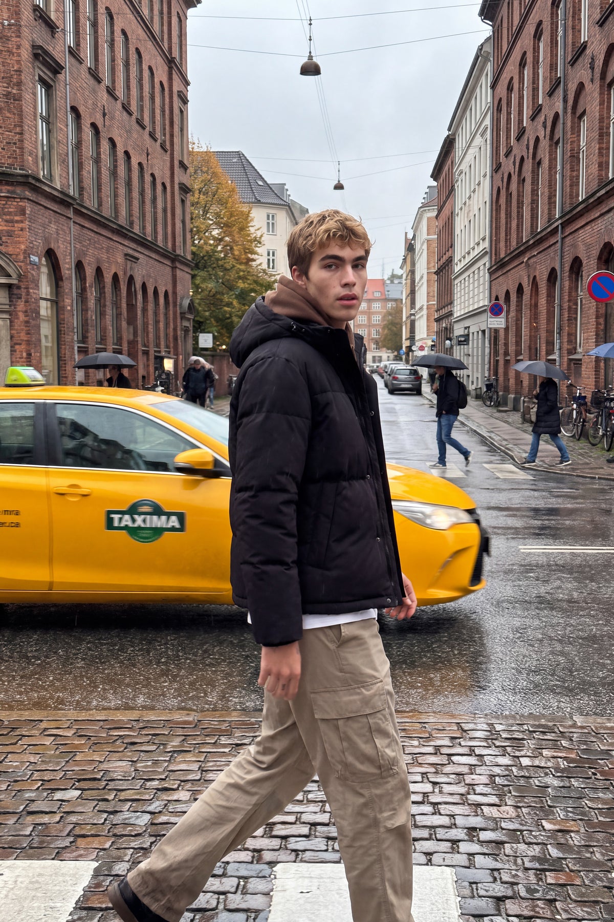 Jack & Jones Soho Puffer Hood Black