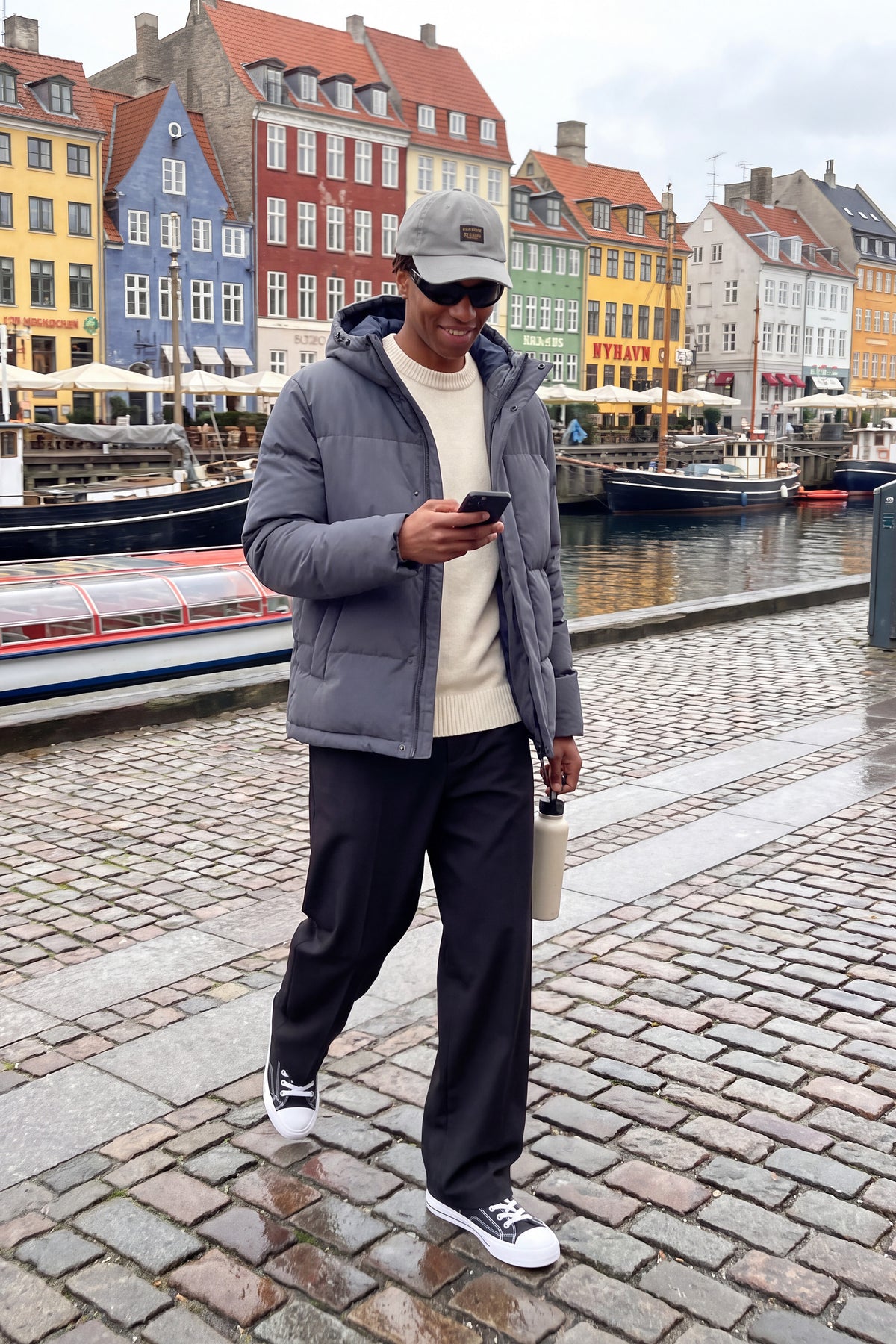 Jack & Jones Soho Puffer Hood Turbulence