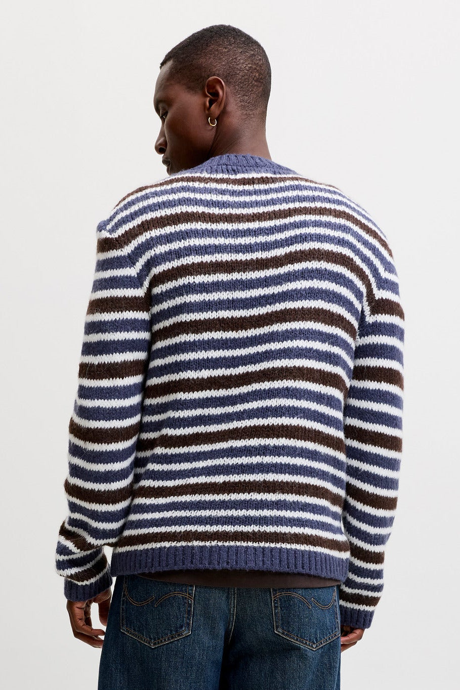 Jack & Jones Salamanco Knit Crew Neck Crown Blue