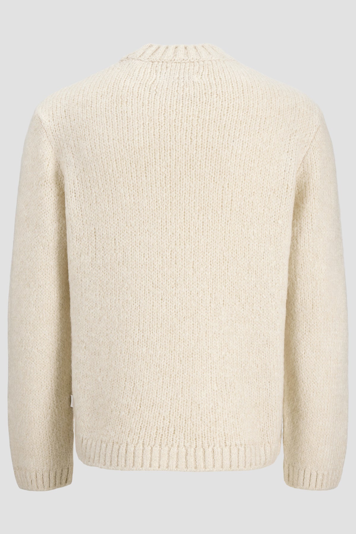Jack & Jones Salamanco Knit Crew Neck Feather Gray