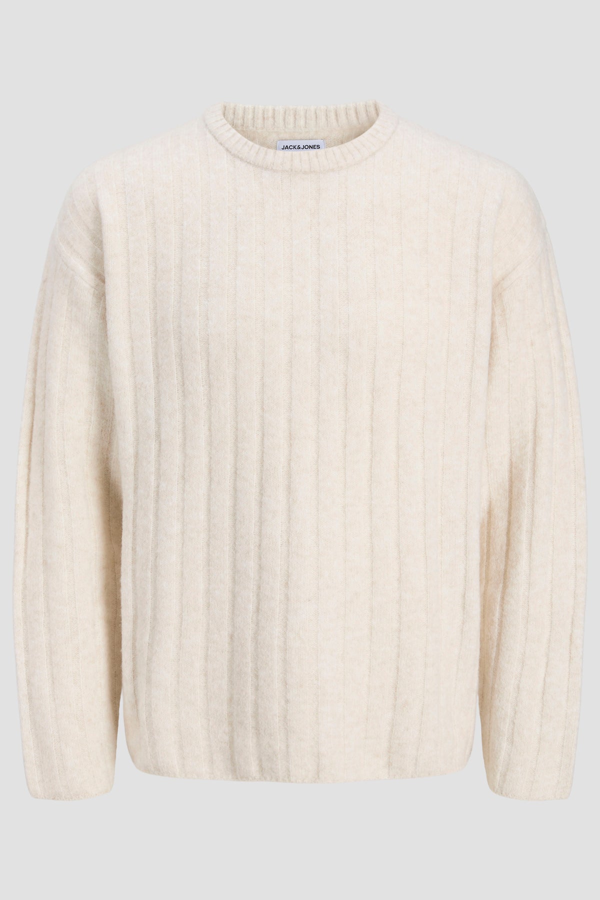 Jack & Jones Bradley Carter Knit Crew Neck Moonbeam
