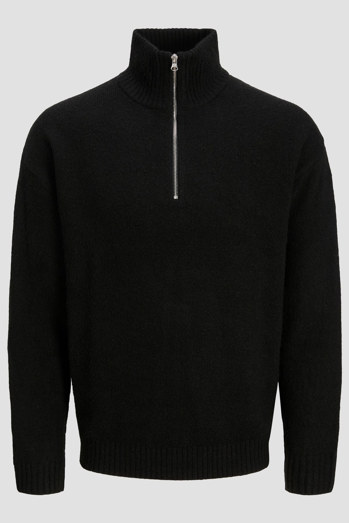 Jack & Jones Soho Ollie Knit Half Zip Black