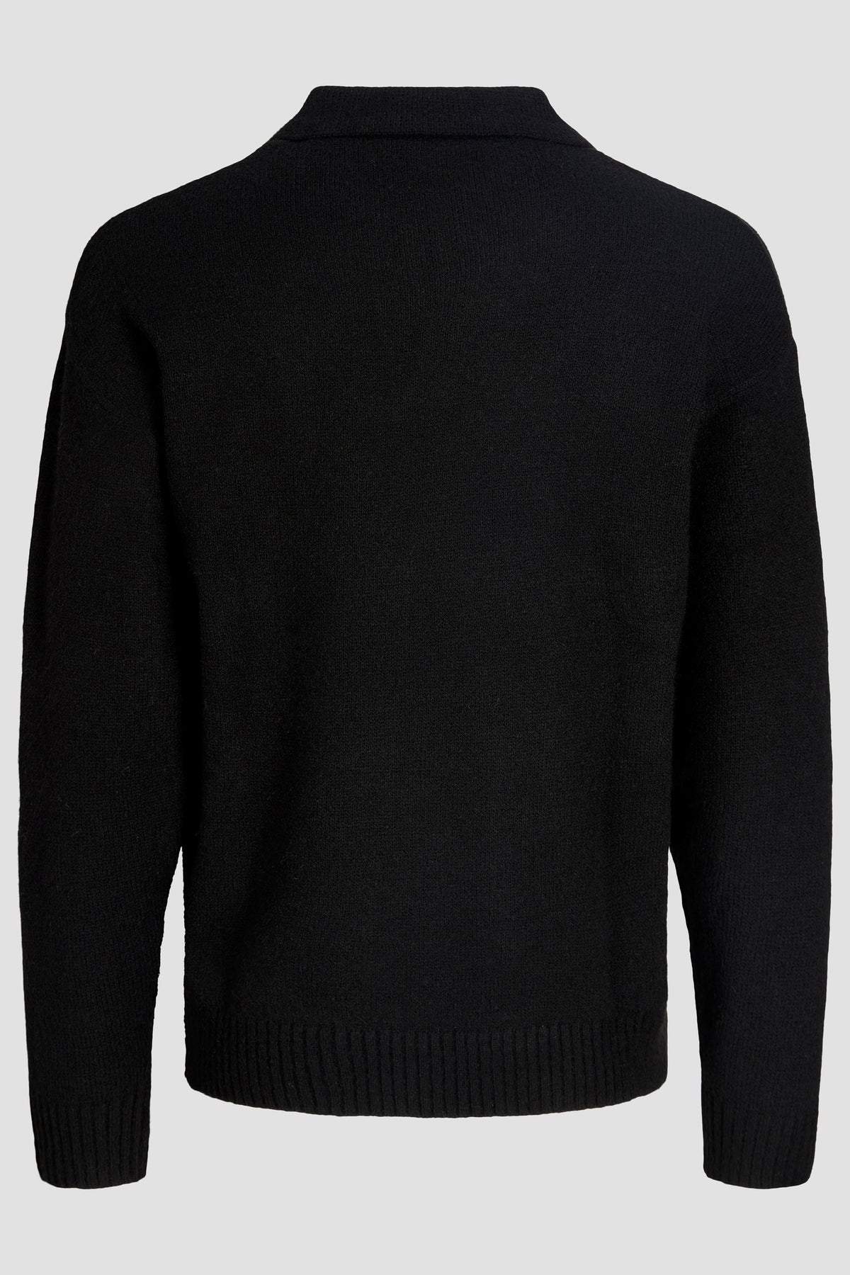 Jack & Jones Soho Ollie Knit Split Neck Black