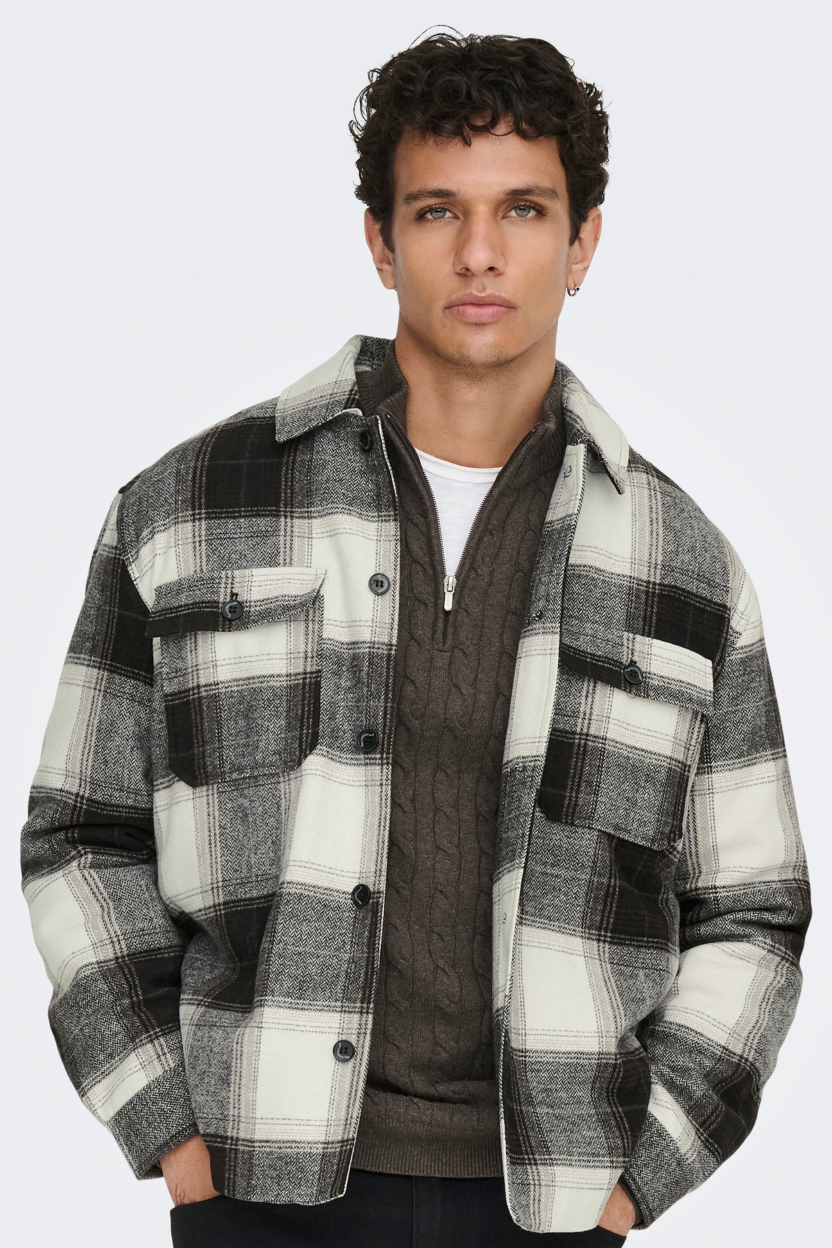 Only & Sons Zack Overshirt Black