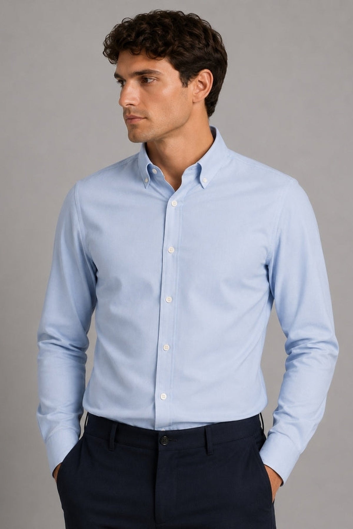 Clean Cut Copenhagen Eske Oxford Skjorte Light Blue