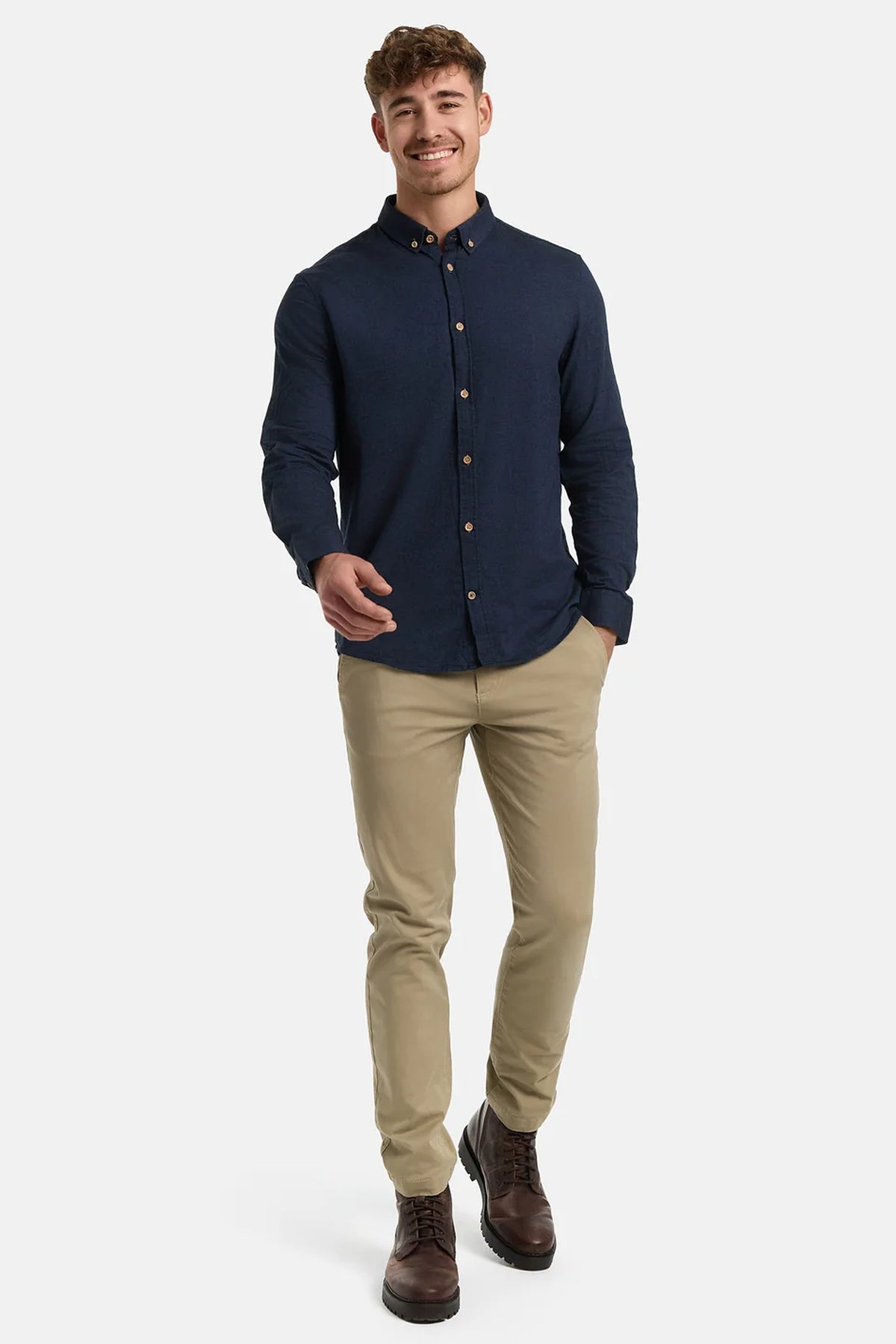 Kronstadt Ksjohan Diego Cotton Shirt Sky Captain