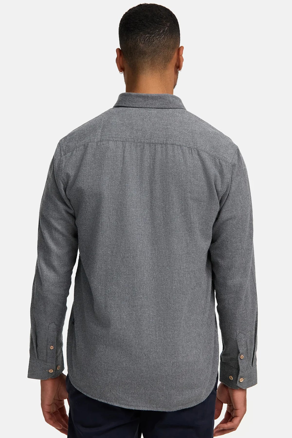 Kronstadt Ksjohan Diego Cotton Shirt Grey Mix