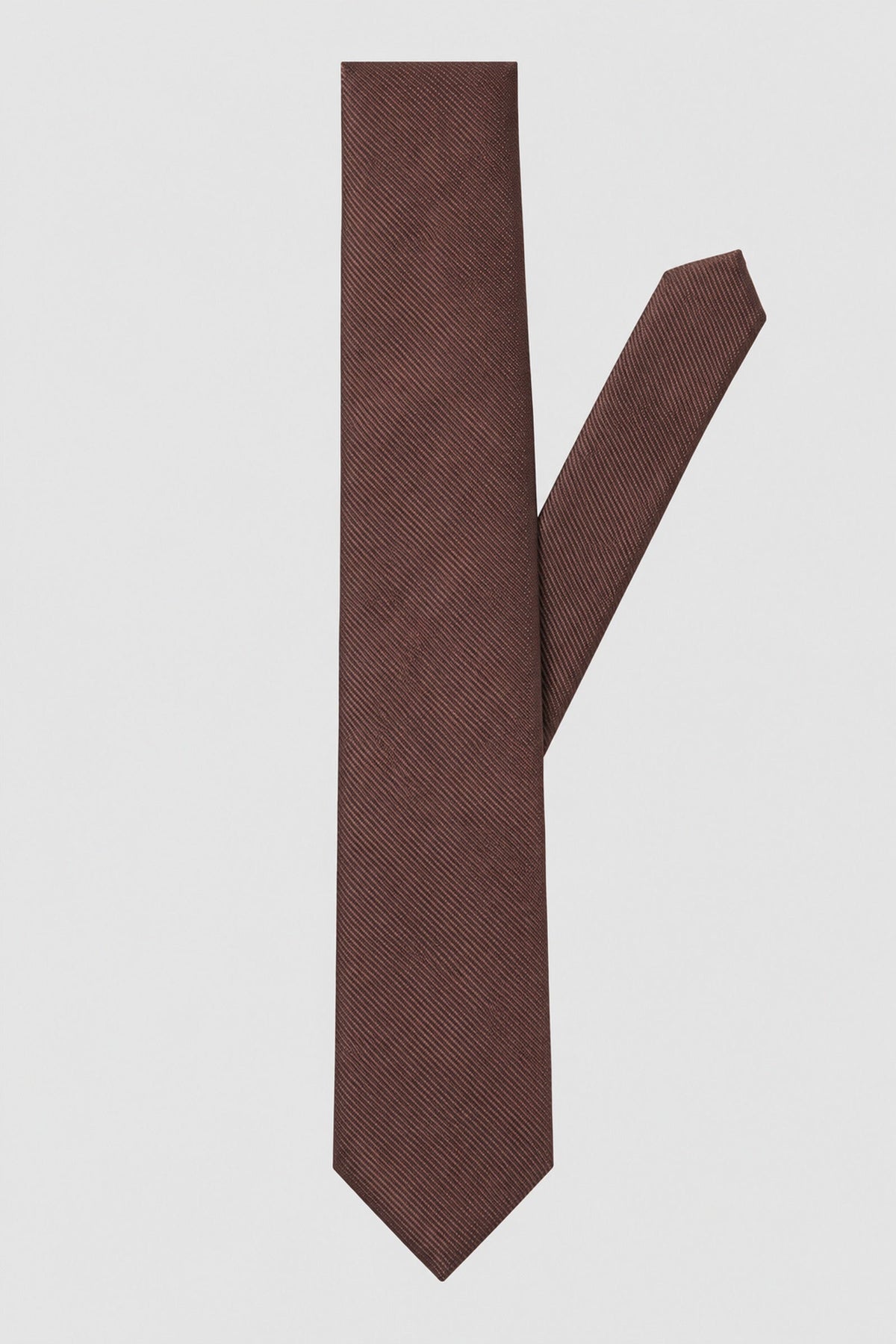 Jack & Jones Solid Structured Tie Bitter Chocolate (flad)