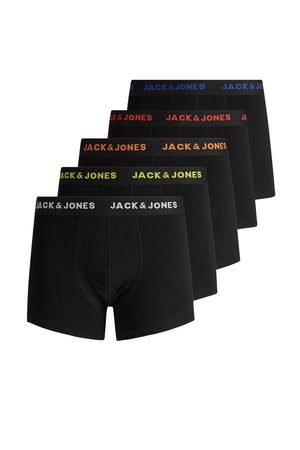 Jack & Jones BLACK FRIDAY TRUNKS 5 PACK LN Black