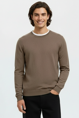 Selected Berg Crew Neck Teak