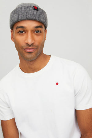 Jack & Jones Rdd Royal Short Beanie Light Grey Melange