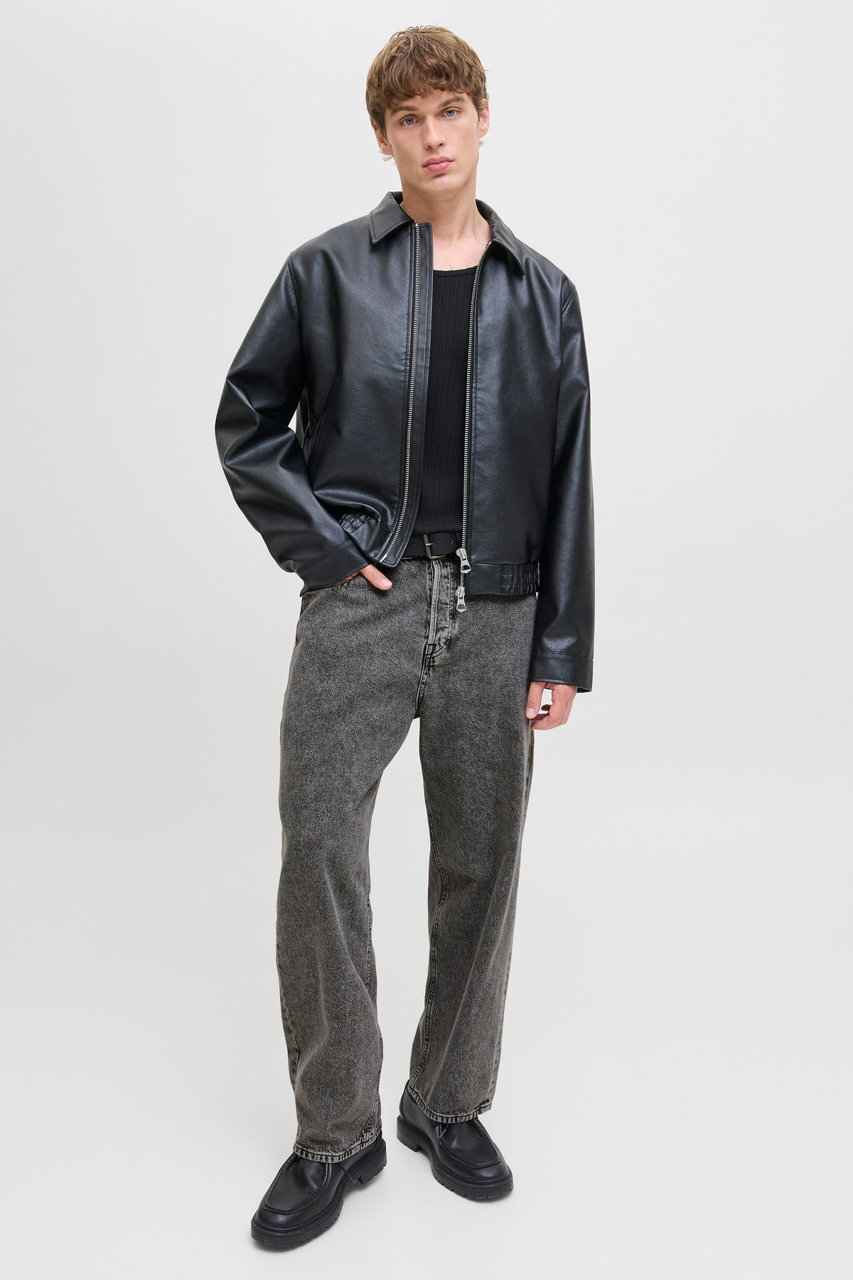 Jack & Jones Alex Basic Sq 734 Black Denim