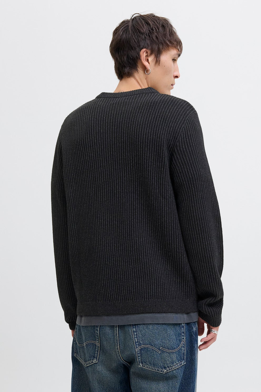 Jack & Jones Dover Knit Crew Neck SN Black