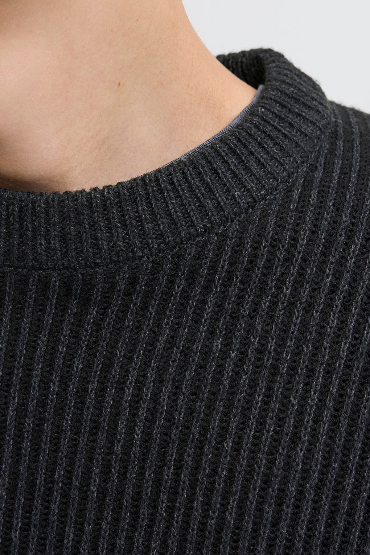 Jack & Jones Dover Knit Crew Neck SN Black