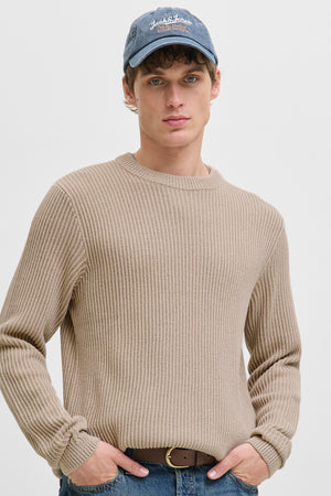 Jack & Jones Dover Knit Crew Neck SN Moonbeam