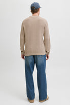 Jack & Jones Dover Knit Crew Neck SN Moonbeam