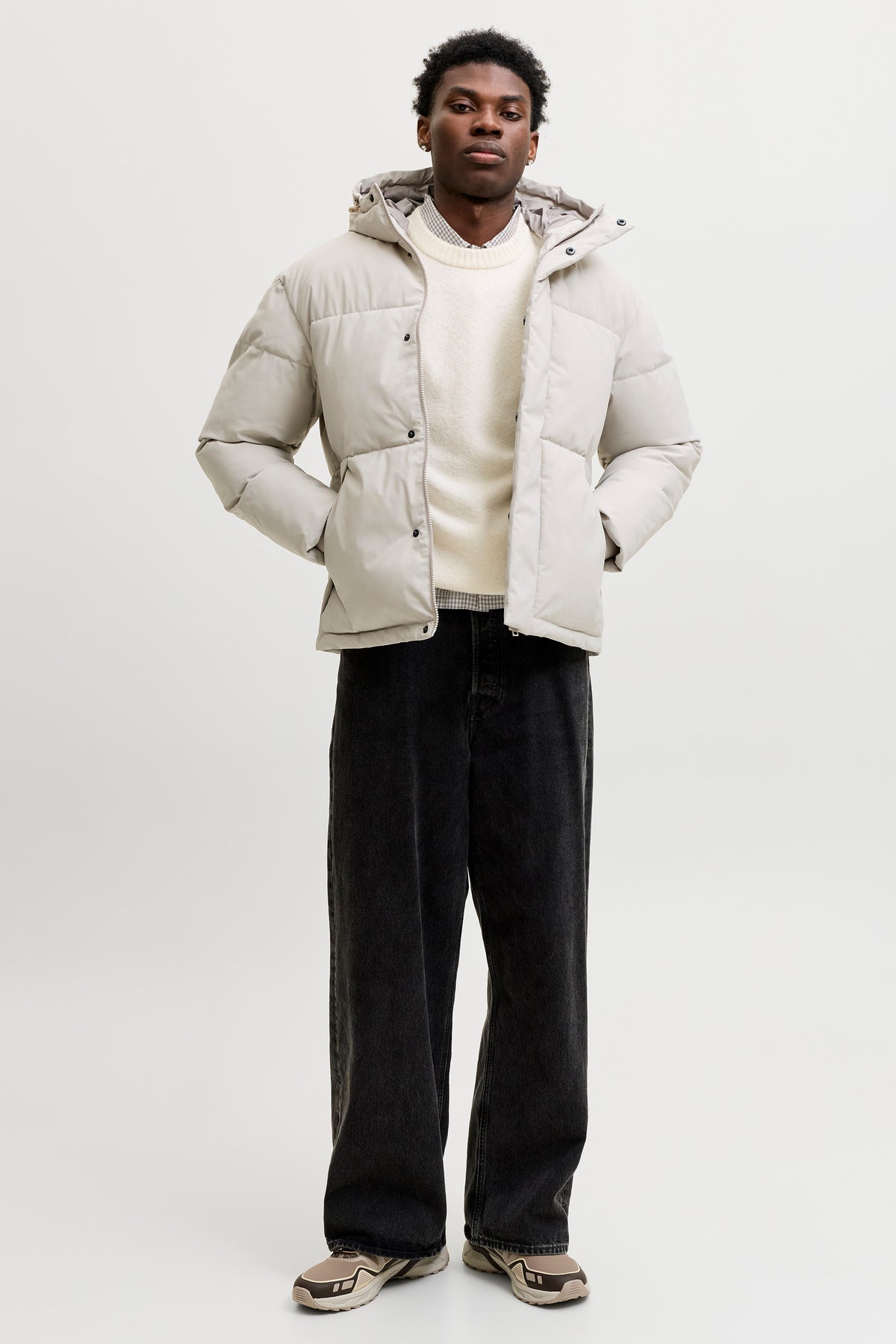 Jack & Jones Soho Ollie Knit Crew Neck SN Moonbeam