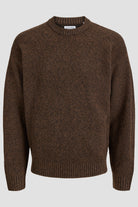 Jack & Jones Soho Ollie Knit Crew Neck SN Cocoa