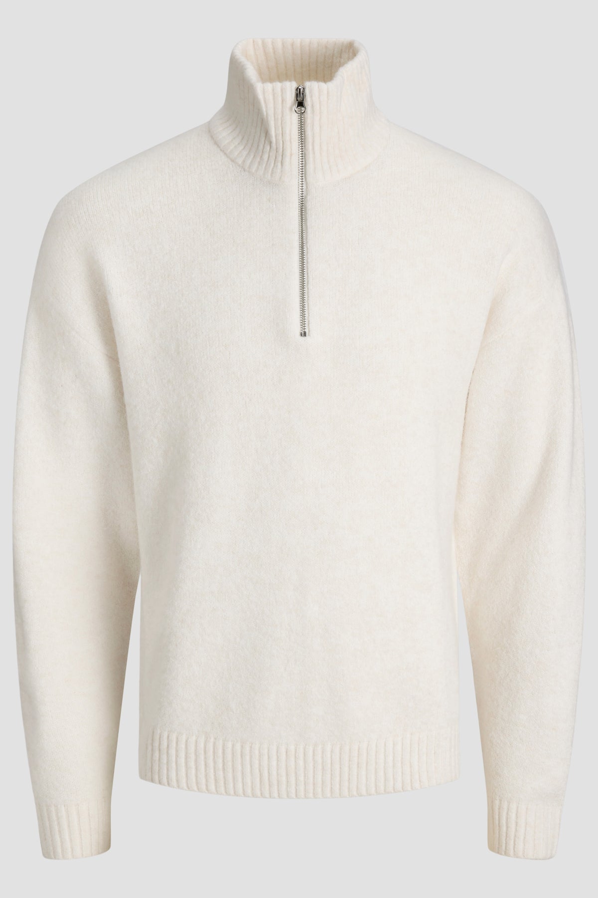 Jack & Jones Soho Ollie Knit Half Zip SN Moonbeam