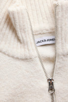 Jack & Jones Soho Ollie Knit Half Zip SN Moonbeam