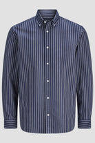 Jack & Jones Harvey Oxford LS Shirt Navy Blazer