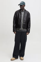 Jack & Jones Fade Pu Bomberjakke Black