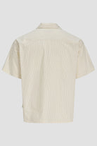 Jack & Jones Menton Poplin Stripe Resort Shirt SS Cloud Dancer