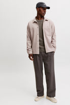Jack & Jones Regent Overshirt Ls Oatmeal
