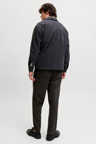 Jack & Jones Regent Overshirt Dark Grey Melange