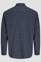 Jack & Jones Carter Check Shirt LS SN Navy Blazer