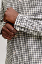 Jack & Jones Carter Check Shirt LS SN Cloud Dancer