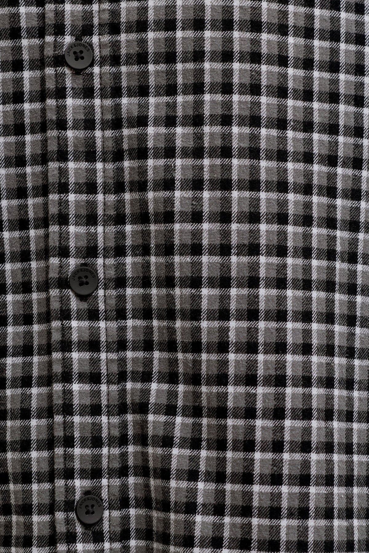 Jack & Jones Carter Check Shirt LS SN Black