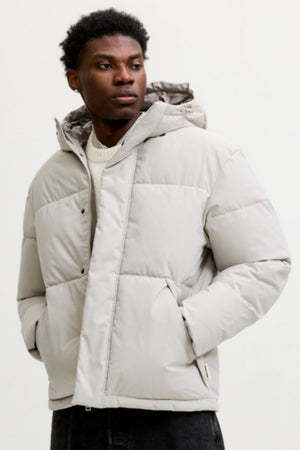 Jack & Jones Soho Puffer Hood Aw26 Dove