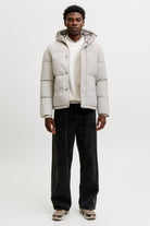 Jack & Jones Soho Puffer Hood Aw26 Dove