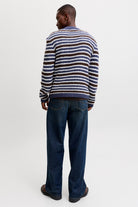 Jack & Jones Salamanco Knit Crew Neck Crown Blue