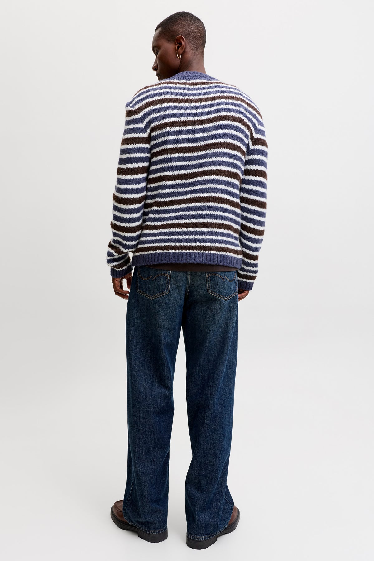 Jack & Jones Salamanco Knit Crew Neck Crown Blue