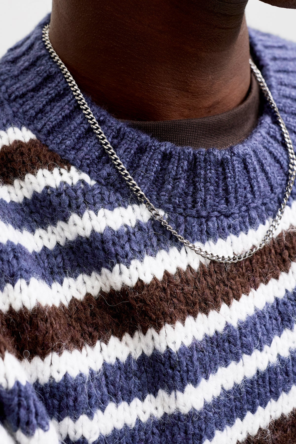 Jack & Jones Salamanco Knit Crew Neck Crown Blue