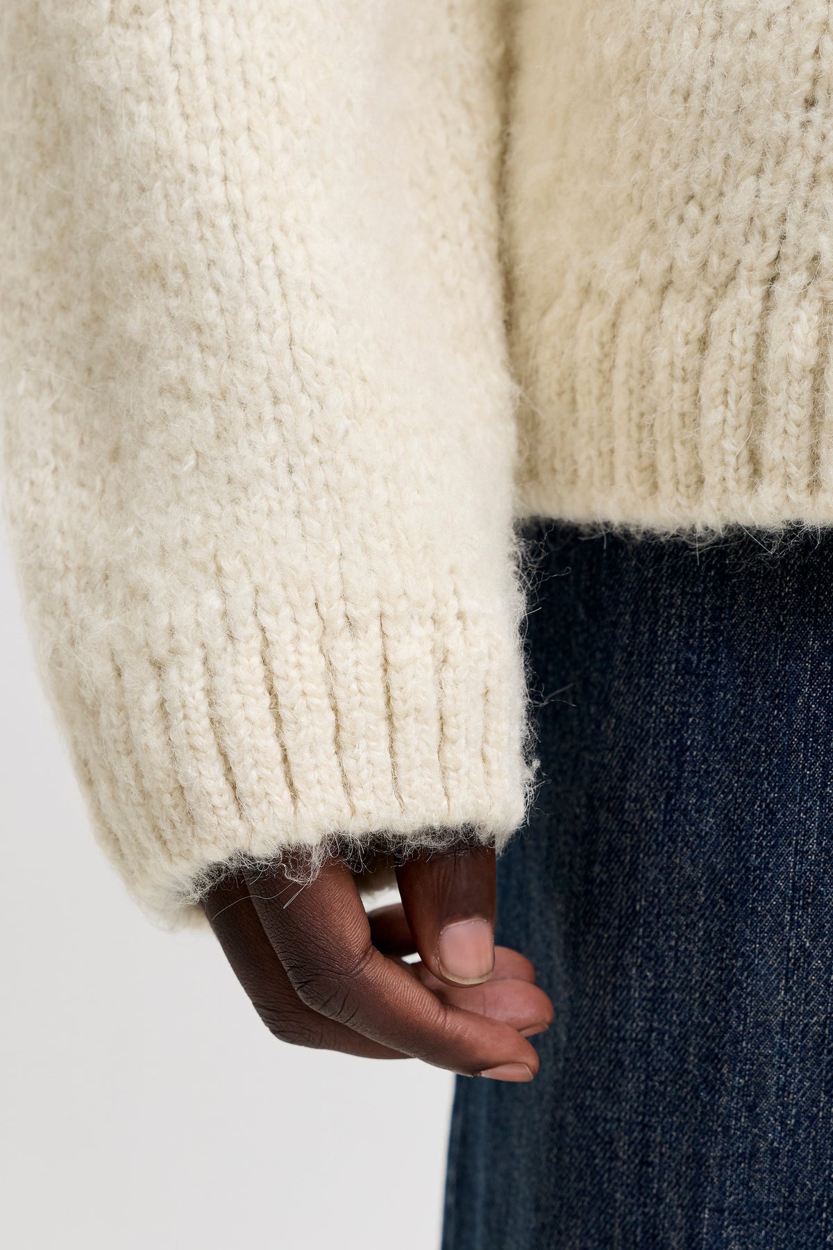 Jack & Jones Salamanco Knit Crew Neck Feather Gray