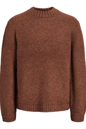 Jack & Jones Salamanco Knit Crew Neck Cambridge Brown