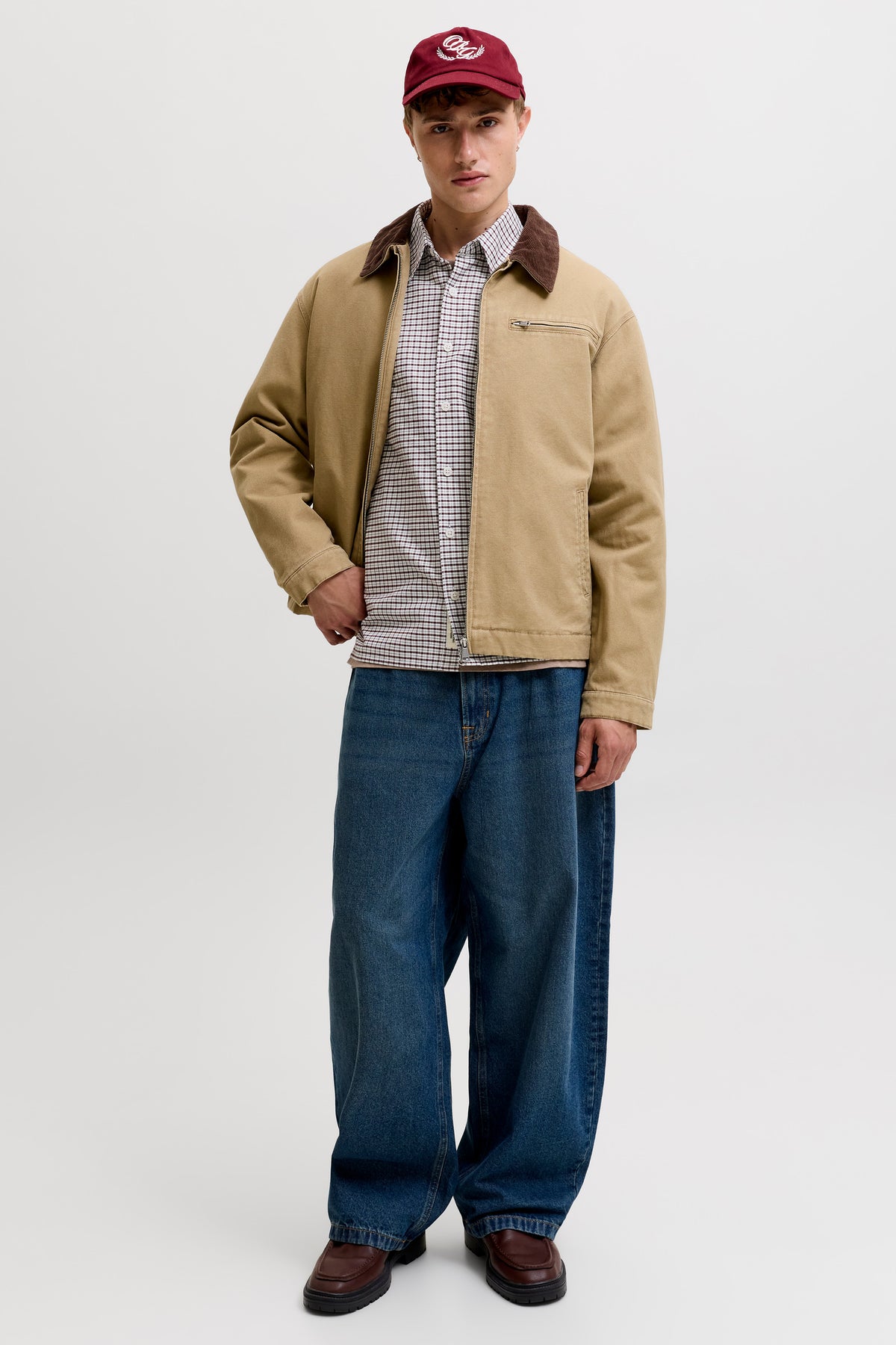 Jack & Jones Frederiksberg Oxford Shirt Ls Chocolate Truffle