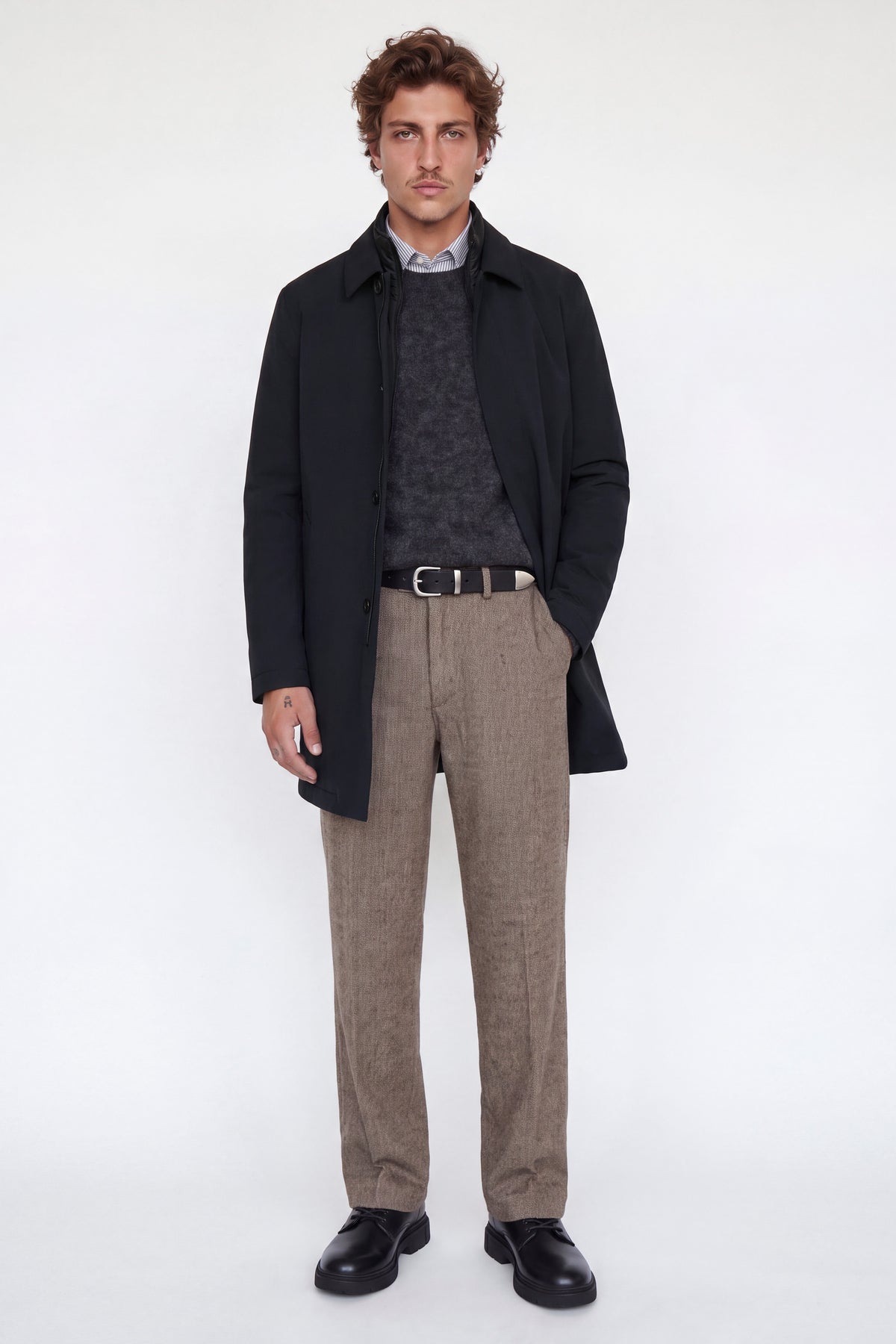 Jack & Jones Bladevon Mac Coat Dark Navy