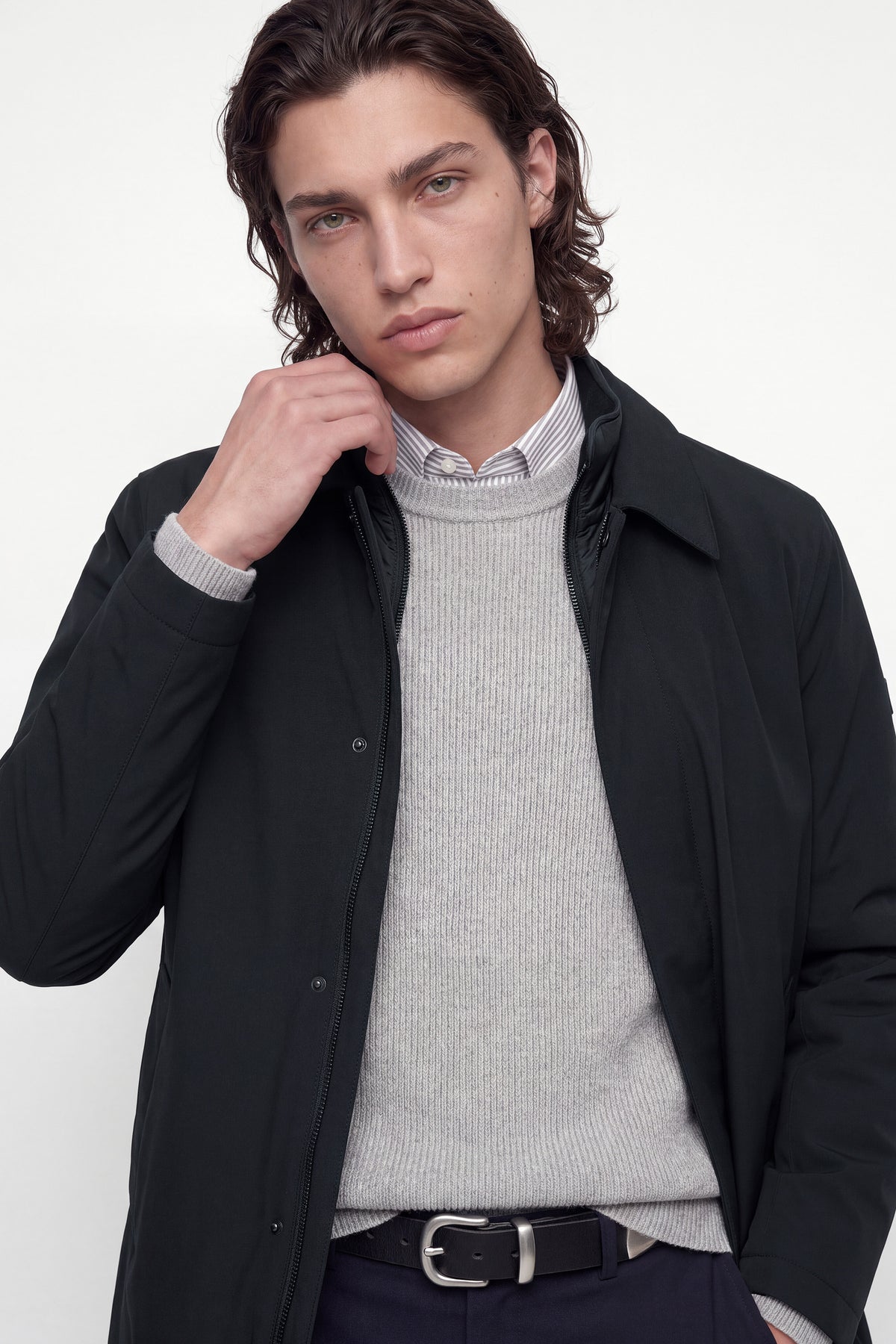 Jack & Jones Bladevon Mac Coat Black