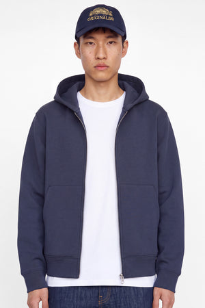 Jack & Jones Legacy Scuba Sweat Zip Hoodie Outer Space