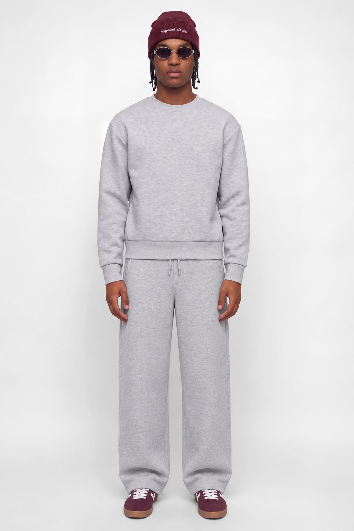 Jack & Jones Legacy Scuba Sweat Crewneck Light Grey Melange