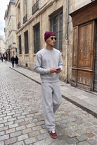 Jack & Jones Legacy Scuba Sweat Crewneck Light Grey Melange