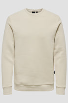 ONLY & SONS Ceres Crew Neck Sweat Silver Lining