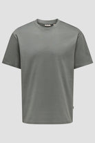 Only & Sons Fred Life Relaxed SS Tee Noos Castor Gray
