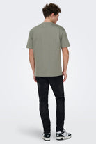 Only & Sons Fred Life Relaxed SS Tee Noos Castor Gray